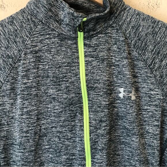 Under Armour 1/2 Zip Jacket Womens Athletic Heat Gear Pullover Lightweight - Picture 2 of 9